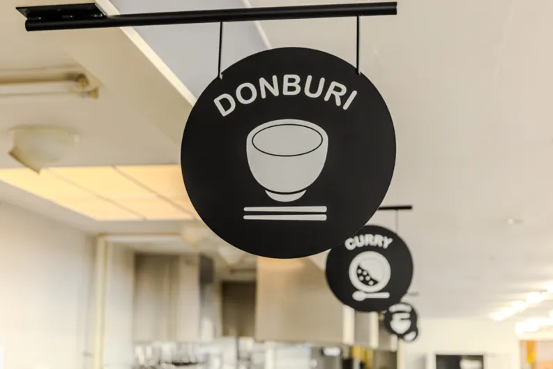 メニューの看板